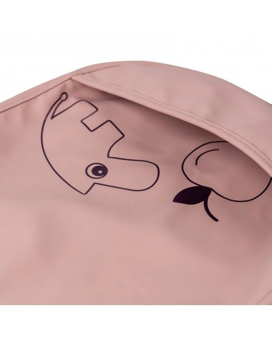 Bavoir velcro (2 pcs), Deer friends, Powder Bavoir velcro (2 pcs), Deer friends, Powder