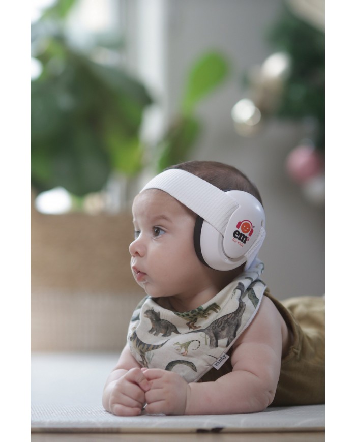Casque anti-bruit 0-18 m blanc - blanc