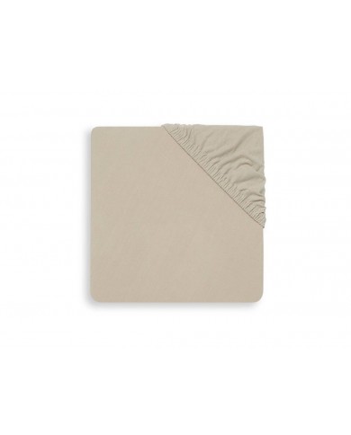 Drap housse jersey 60x120cm Nougat