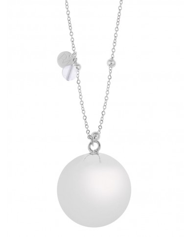 Bola acier billes Boule argente gemme cristal Bola acier billes Boule argente gemme cristal