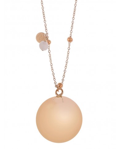 Bola acier billes Boule rose dore gemme quartz rose Bola acier billes Boule rose dore gemme quartz rose