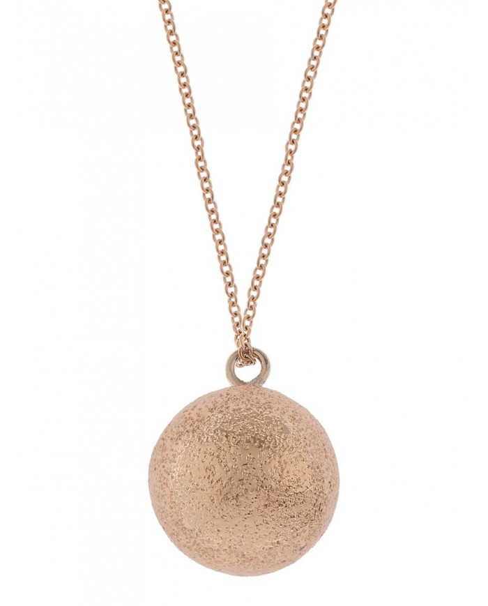 Boule rose chaine rose