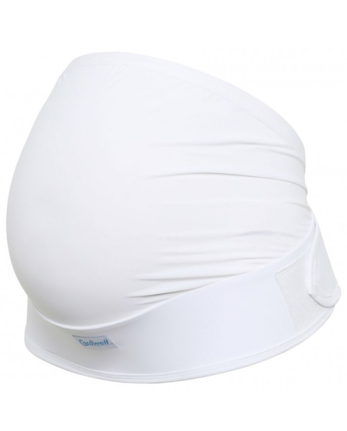Ceinture de Grossesse ventrale ajustable Blanc L/XL