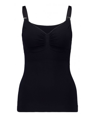 Top d'allaitement gainant Noir L Top d'allaitement gainant Noir L