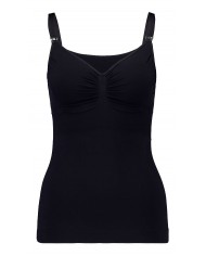 Top d'allaitement gainant Noir L