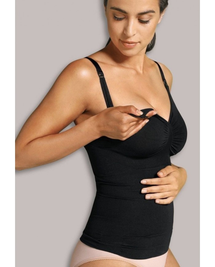 Top d'allaitement gainant Noir XL