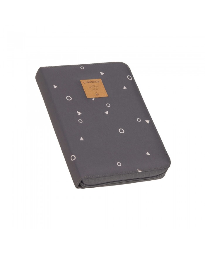 Pochette carnet de santé, Universe anthracite