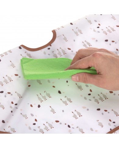 Bavoirs manches longues avec poche (2pcs), Tiny Farmer Oie