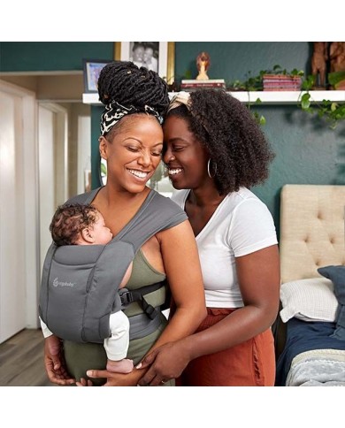 Porte-bébé Embrace Soft Air Mesh - Washed Black