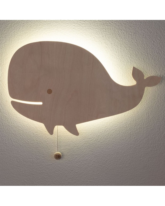 Applique murale Baleine
