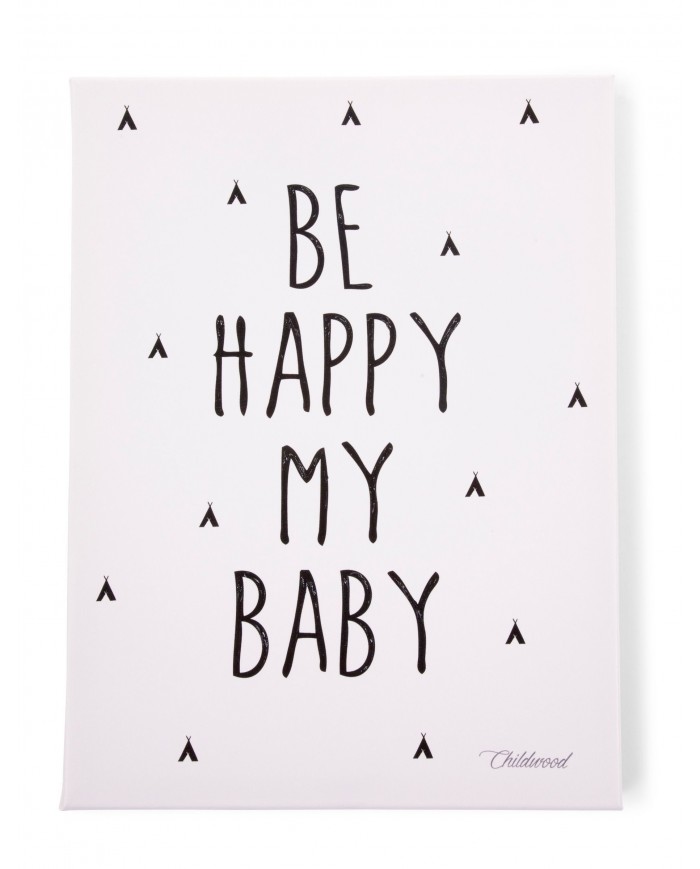 Peinture - Be Happy My baby - 30x40 cm