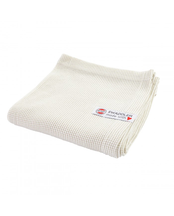 Tétra coton gauffré 70x70 cm - Blanc