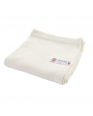 Tétra coton gauffré 70x70 cm - Blanc