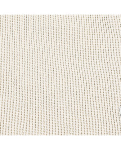 Tétra coton gauffré 70x70 cm - Blanc