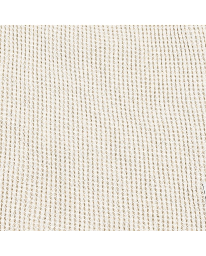 Tétra coton gauffré 70x70 cm - Blanc