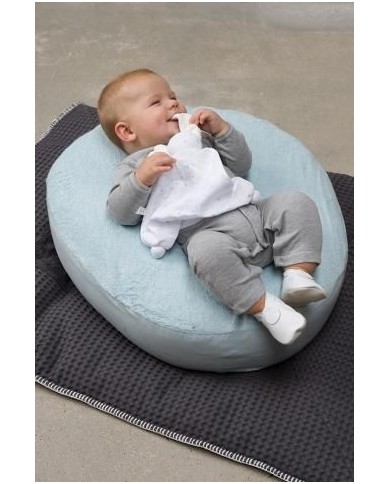 Housse pour pouf pour coussin d'allaitement - saphire Housse pour pouf pour coussin d'allaitement - saphire