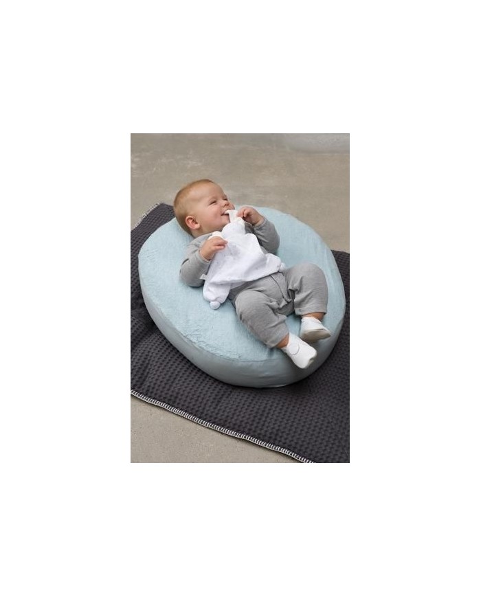 Housse pour pouf pour coussin d'allaitement - saphire