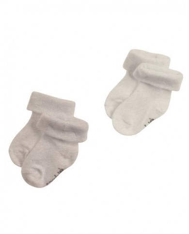 Chaussettes (2 paires) Kai - Taupe Melange