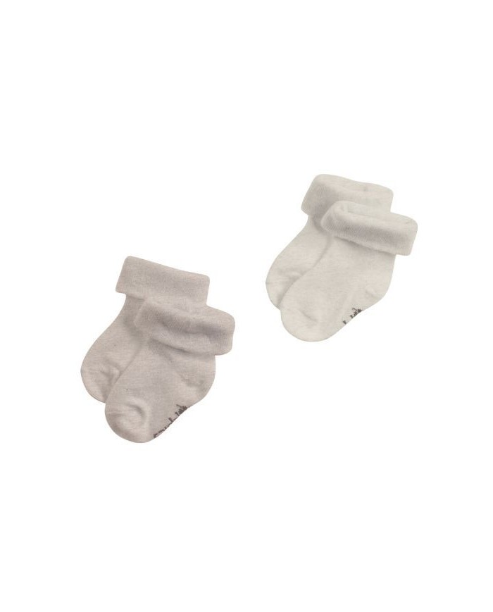 Chaussettes (2 paires) Kai - Taupe Melange