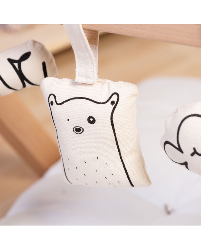 Arche Bébé Figures - Toile - Set De 5 Pcs