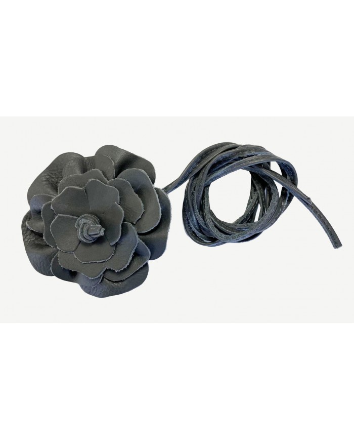 Ceinture Fleur - Antracite