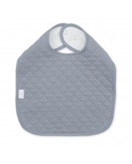 Bavoir Velcro Large  Sprinkles Taupe