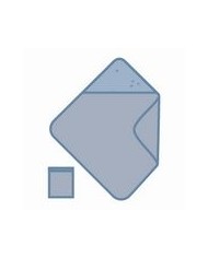 Cape de bain xxl (95x95cm) - Feather grey