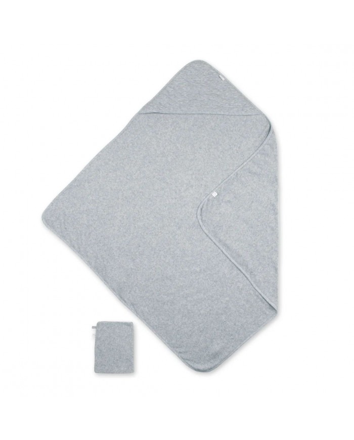Cape de bain 90/90 cm chine terry QUILT 95 mix grey