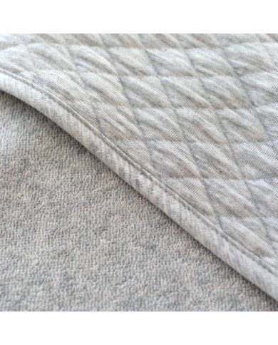 Cape de bain 90/90 cm chine terry QUILT 95 mix grey