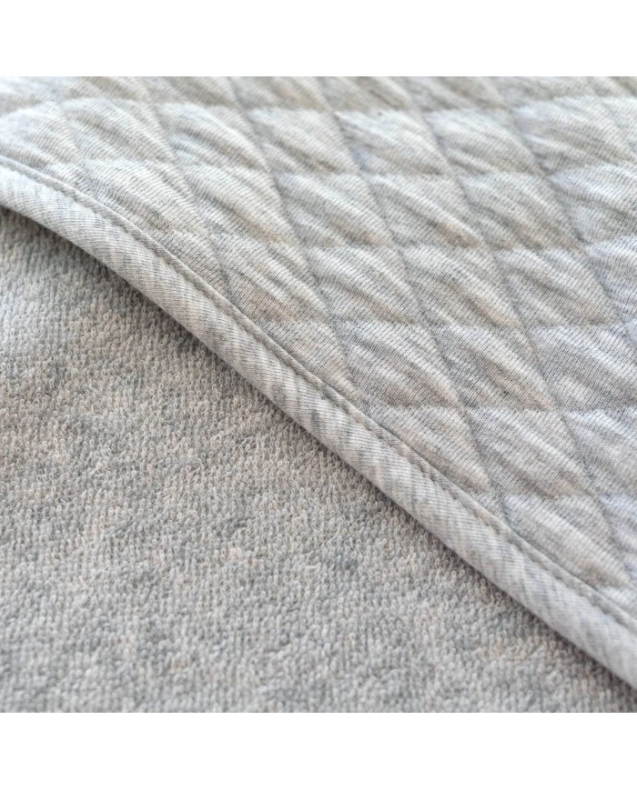 Cape de bain 90/90 cm chine terry QUILT 95 mix grey