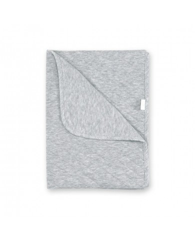 Couverture 75/100 cm jersey quilted QUILT 95 mix grey