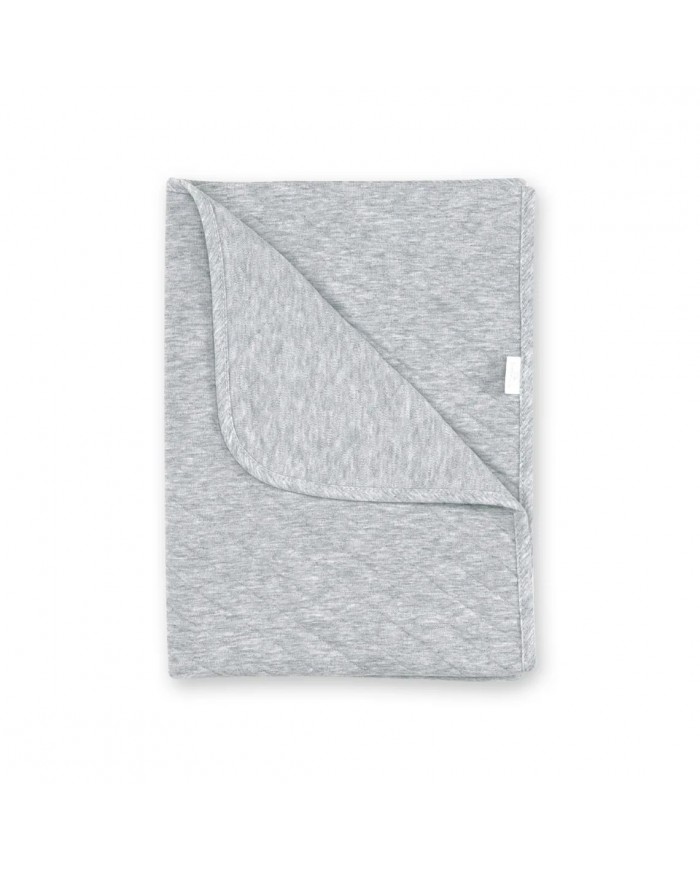 Couverture 75/100 cm jersey quilted QUILT 95 mix grey