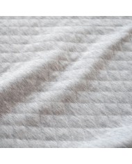 Couverture 75/100 cm jersey quilted QUILT 95 mix grey