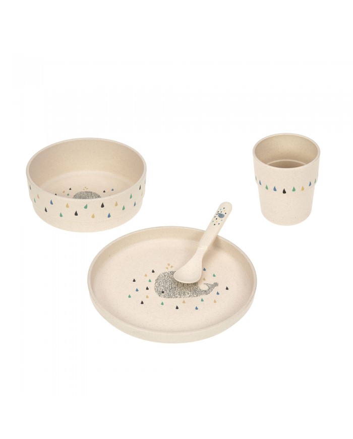 Coffret Repas Enfant - Little Water, Baleine