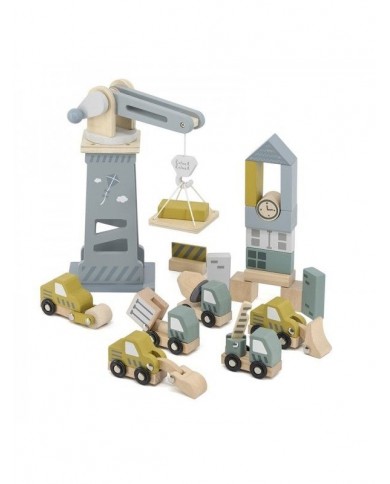 Site de construction - Bleu