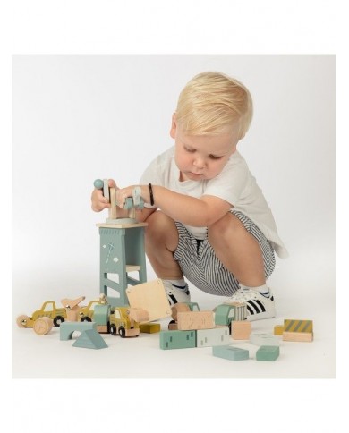 Site de construction - Bleu