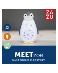 Veilleuse - boîte à musique pingouin - Zoe gris