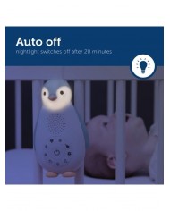 Veilleuse - boîte à musique pingouin - Zoe gris