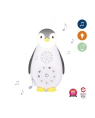 Veilleuse - boîte à musique pingouin - Zoe gris