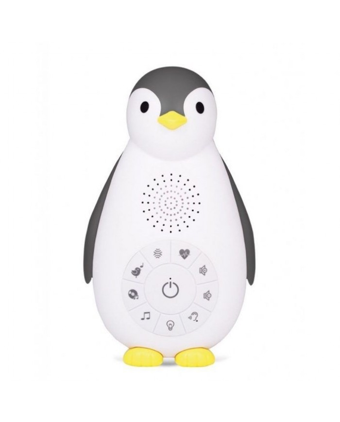Veilleuse - boîte à musique pingouin - Zoe gris