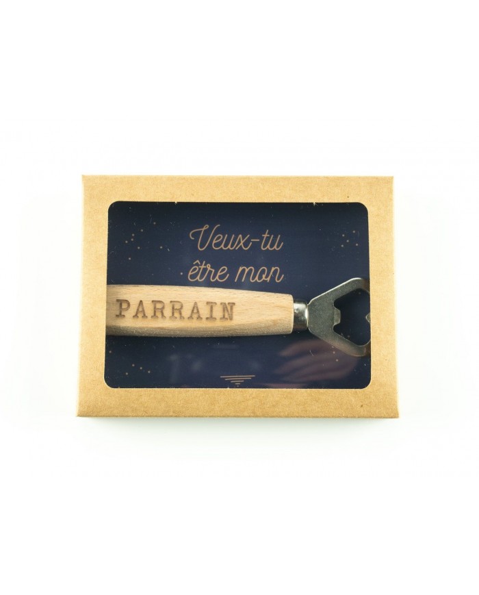 Décapsuleur - Veux-tu être mon parrain ?