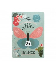 Carte à disque - Je suis enceinte de ... semaine(s)