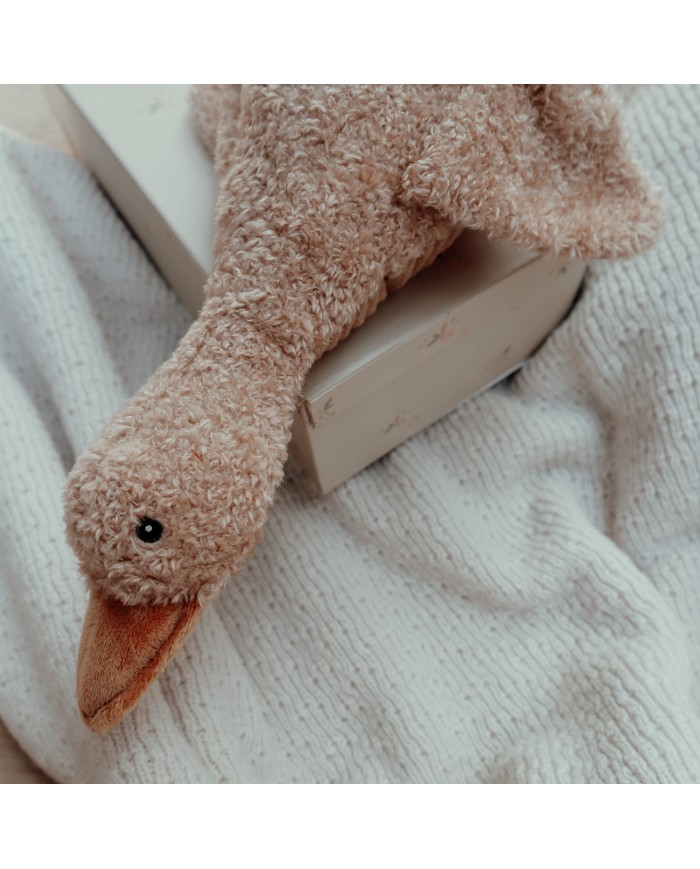 Doudou Battements de Coeur Liva l'oie - brun