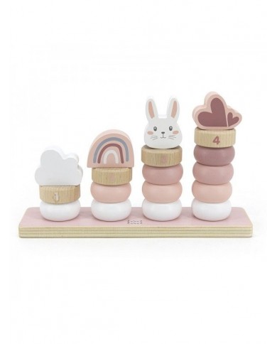 Petits Anneaux d'empilage - Rose