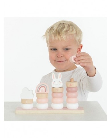 Petits Anneaux d'empilage - Rose