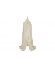 Ciel de lit mousseline Beige