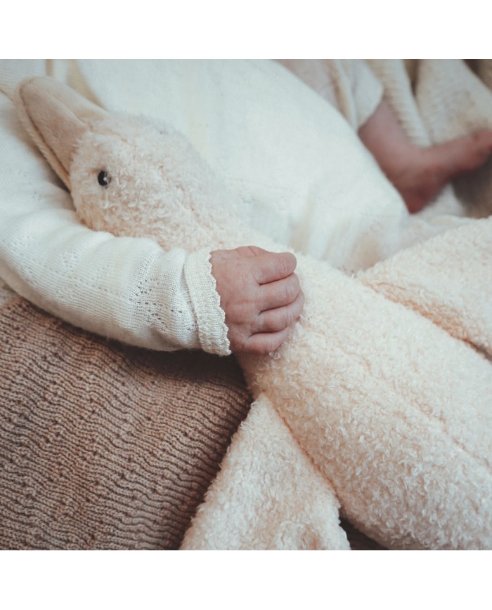 Doudou Battements de Coeur Liva l'oie - beige