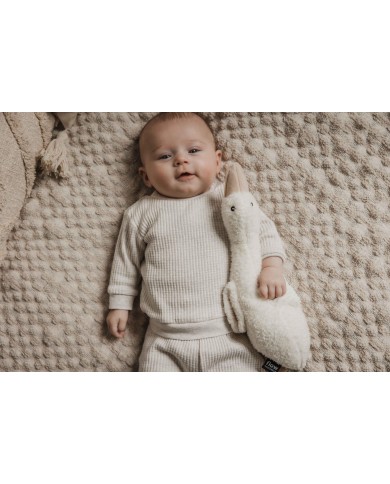 Doudou Battements de Coeur Liva l'oie - beige