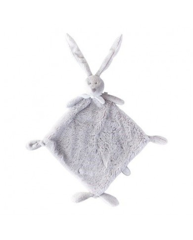 Doudou lapin Flor '21 - 35 cm - Gris clair