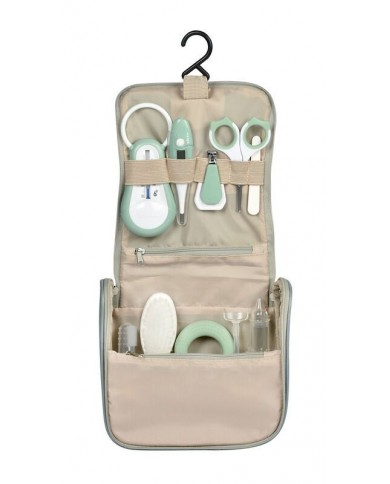 Trousse de soins nomade 9 accessoires vert sauge